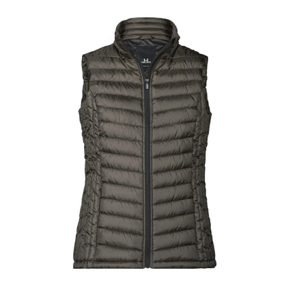 Shadow - Front - Tee Jays Womens-Ladies Padded Zepelin Vest Jacket - Gilet