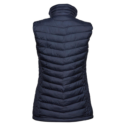 Deep Navy - Back - Tee Jays Womens-Ladies Padded Zepelin Vest Jacket - Gilet