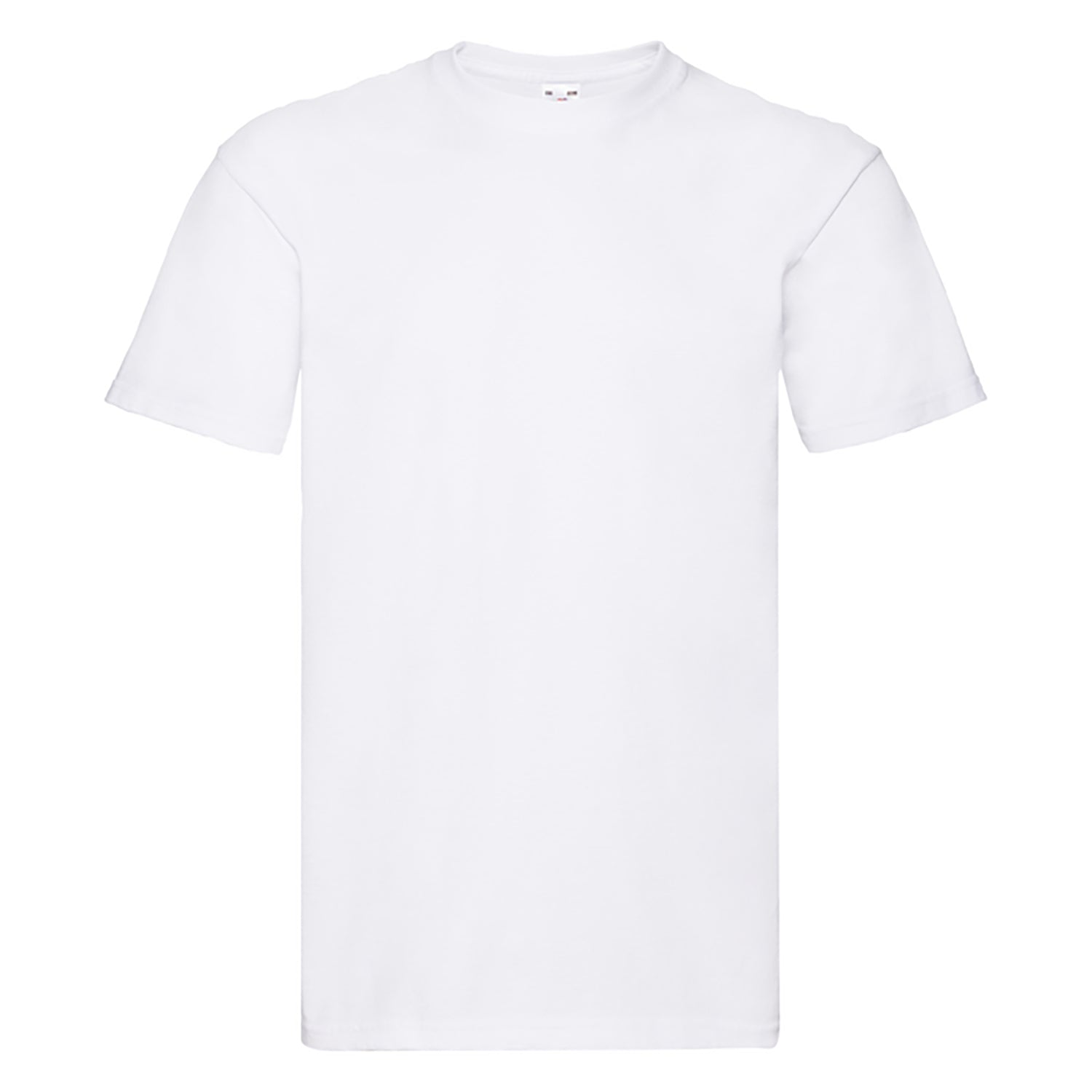 White - Front - Fruit Of The Loom Mens Super Premium Short Sleeve Crew Neck T-Shirt