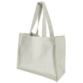 Natural - Front - Westford Mill Printers Jute Cot Shopper Bag (21 Litres)