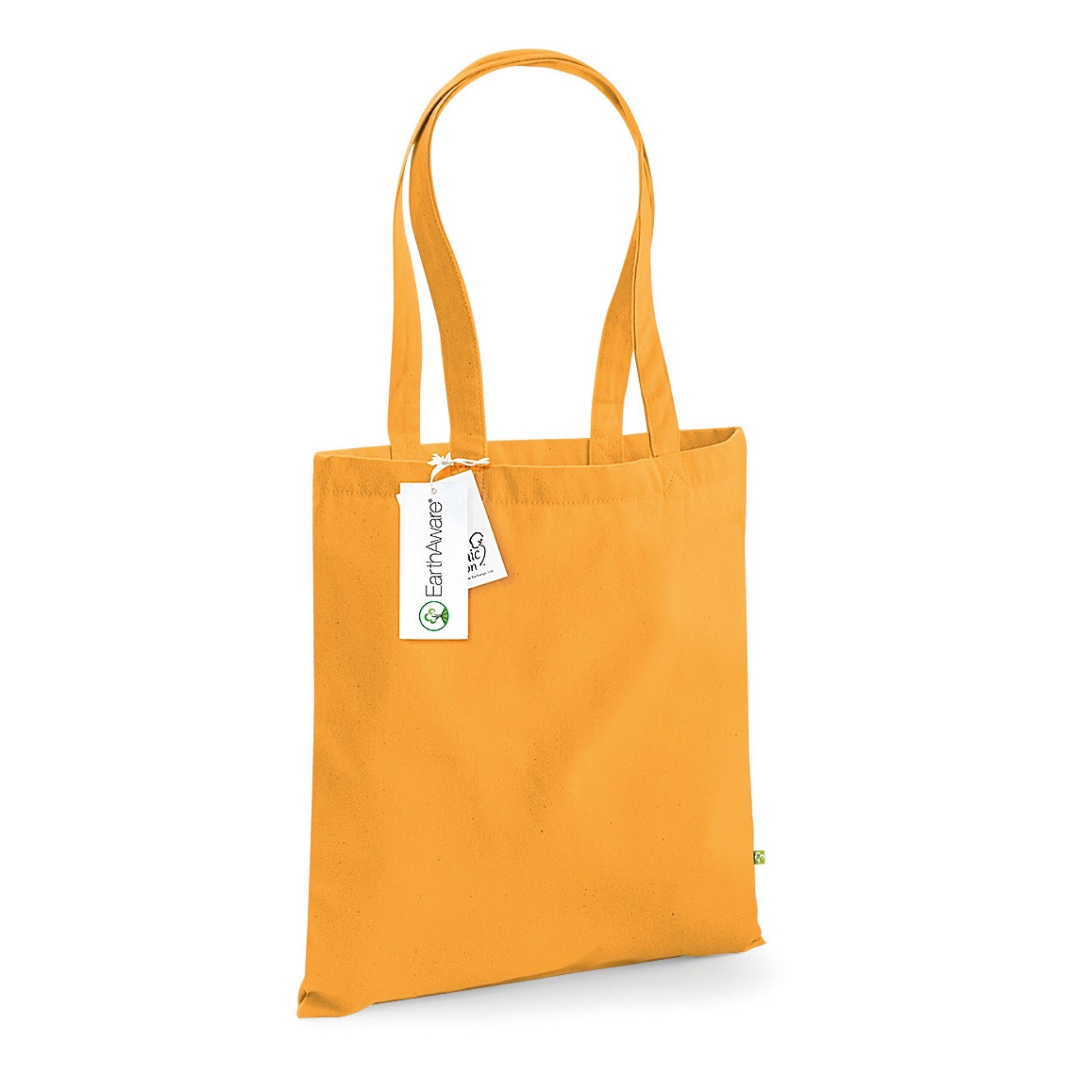 Amber - Side - Westford Mill EarthAware Organic Bag For Life (10 Litres)