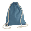 Airforce Blue - Back - Westford Mill Earthware Organic Gymsac (13 Litres)