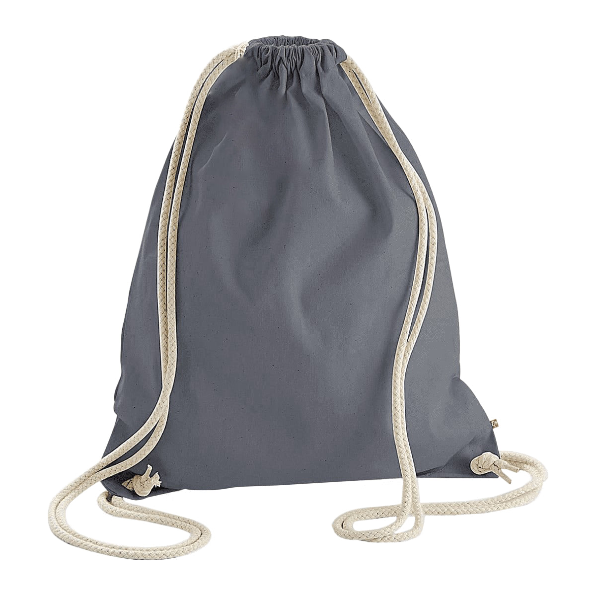 Graphite - Back - Westford Mill Earthware Organic Gymsac (13 Litres)