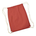 Orange Rust - Front - Westford Mill Earthware Organic Gymsac (13 Litres)