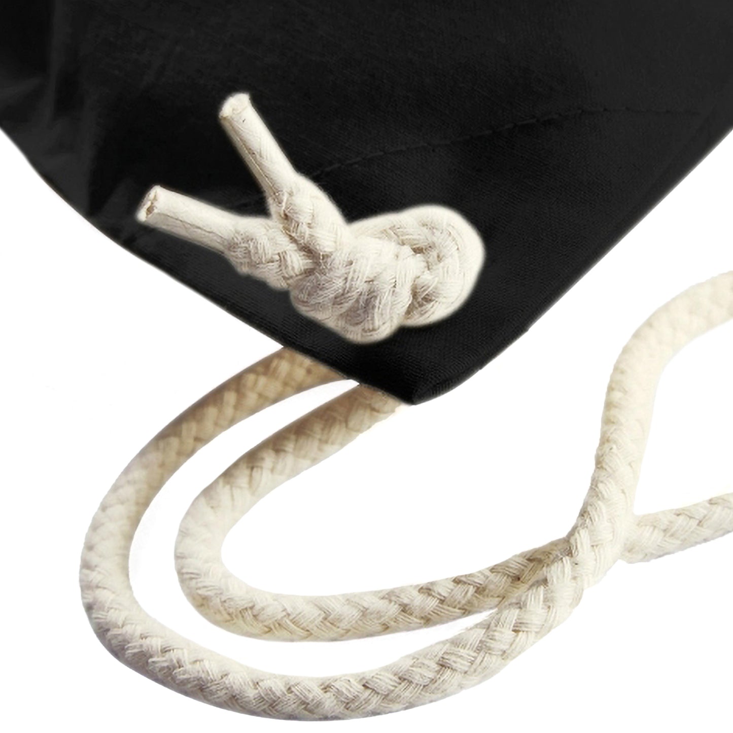 Black - Side - Westford Mill Earthware Organic Gymsac (13 Litres)