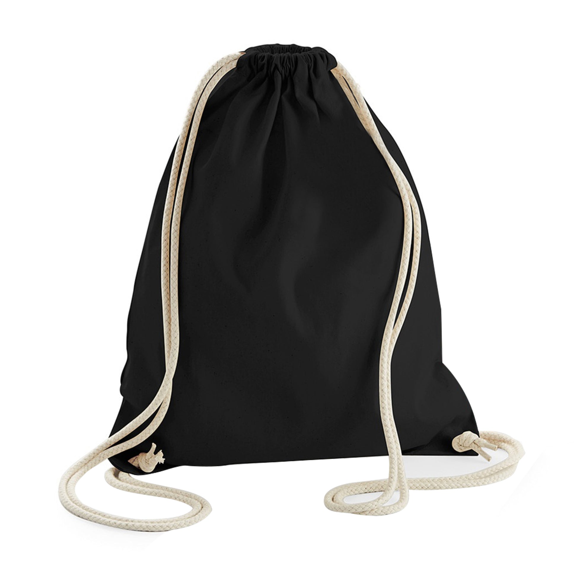 Black - Lifestyle - Westford Mill Earthware Organic Gymsac (13 Litres)