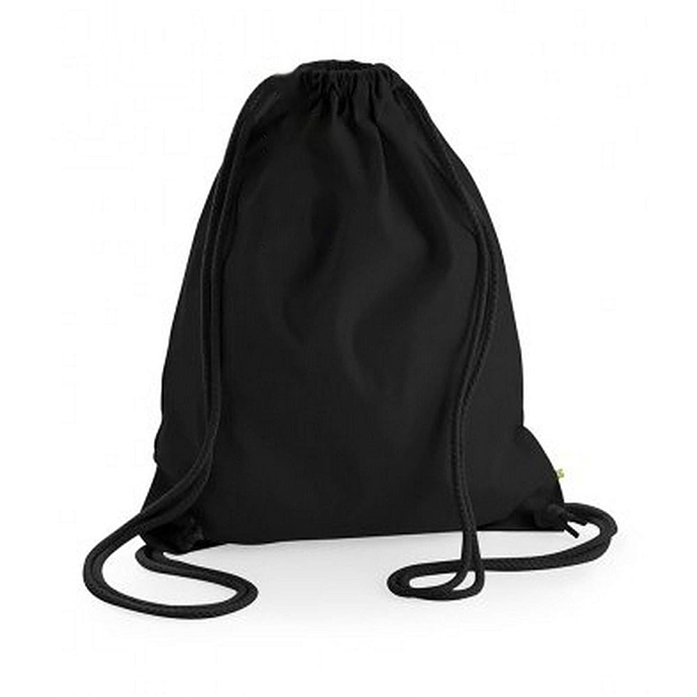 Black-Black - Back - Westford Mill Earthware Organic Gymsac (13 Litres)