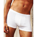 White - Side - Fruit Of The Loom Mens Classic Shorty Cotton Rich Boxer Shorts (Pack Of 2)
