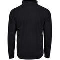 Black - Back - Tee Jays Mens Full Zip Active Lightweight Fleece Jacket
