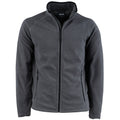 Dark Grey - Front - Tee Jays Mens Full Zip Active Lightweight Fleece Jacket