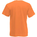 Orange - Back - Fruit Of The Loom Mens Valueweight V-Neck, Short Sleeve T-Shirt