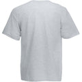 Heather Grey - Back - Fruit Of The Loom Mens Valueweight V-Neck, Short Sleeve T-Shirt