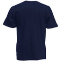 Deep Navy - Back - Fruit Of The Loom Mens Valueweight V-Neck, Short Sleeve T-Shirt