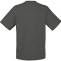 Light Graphite - Back - Fruit Of The Loom Mens Valueweight V-Neck, Short Sleeve T-Shirt