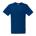 Navy - Front - Fruit Of The Loom Mens Valueweight V-Neck, Short Sleeve T-Shirt