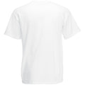 White - Side - Fruit Of The Loom Mens Valueweight V-Neck, Short Sleeve T-Shirt