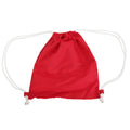 Classic Red - Front - Bagbase Icon Drawstring Bag-Gymsac