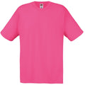 Fuchsia - Front - Fruit Of The Loom Mens Original T-Shirt
