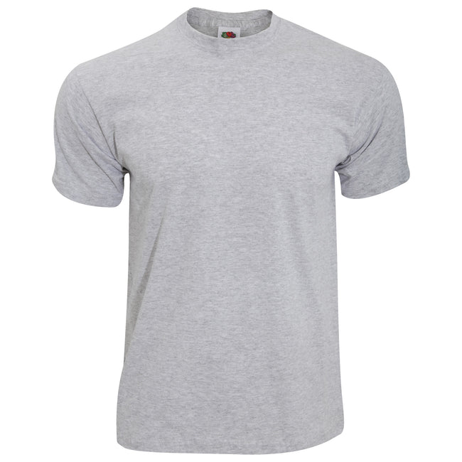 Heather Grey - Front - Fruit Of The Loom Mens Original T-Shirt
