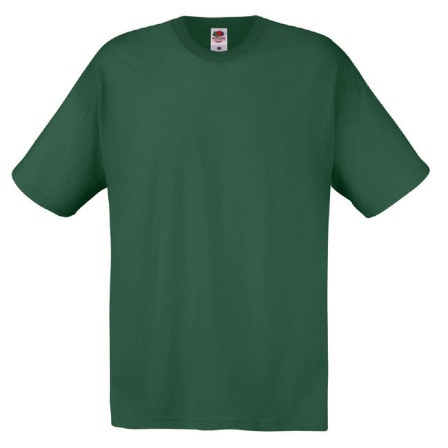 Bottle Green - Front - Fruit Of The Loom Mens Original T-Shirt