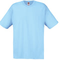 Sky Blue - Front - Fruit Of The Loom Mens Original T-Shirt