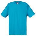 Azure Blue - Front - Fruit Of The Loom Mens Screen Stars Original Full Cut Short Sleeve T-Shirt