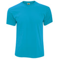 Azure Blue - Front - Fruit Of The Loom Mens Original T-Shirt