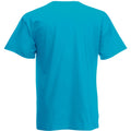Azure Blue - Back - Fruit Of The Loom Mens Original T-Shirt