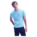 Sky Blue - Lifestyle - Fruit Of The Loom Mens Original T-Shirt