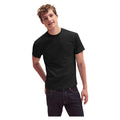 Black - Back - Fruit Of The Loom Mens Original T-Shirt