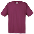 Burgundy - Front - Fruit Of The Loom Mens Screen Stars Original Full Cut Short Sleeve T-Shirt