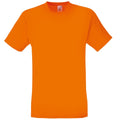 Orange - Front - Fruit Of The Loom Mens Original T-Shirt