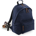 Navy Dusk - Front - Bagbase Campus Padded Laptop Compatible Backpack-Rucksack