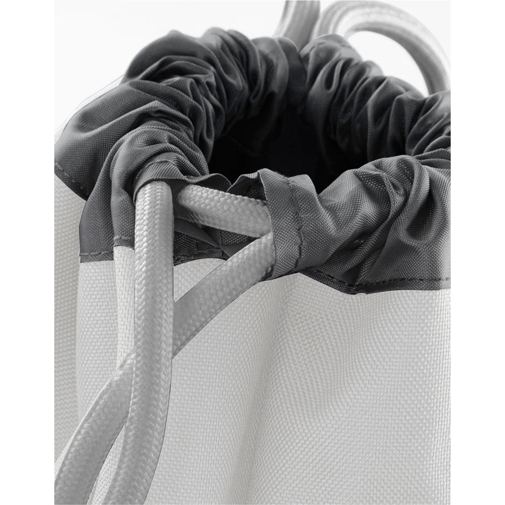 Ice Grey - Side - Bagbase Athleisure Water Resistant Drawstring Sports Gymsac Bag