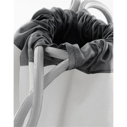 Ice Grey - Side - Bagbase Athleisure Water Resistant Drawstring Sports Gymsac Bag