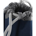 French Navy - Side - Bagbase Athleisure Water Resistant Drawstring Sports Gymsac Bag