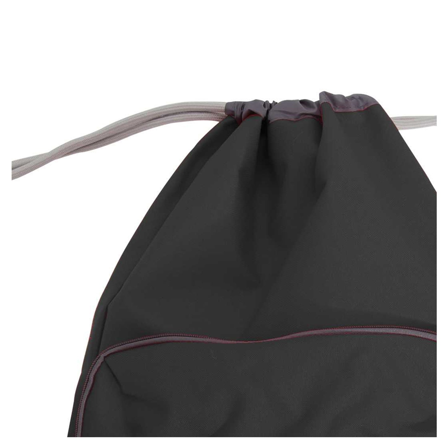 Black - Back - Bagbase Athleisure Water Resistant Drawstring Sports Gymsac Bag