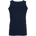 Deep Navy - Back - Fruit Of The Loom Mens Athletic Sleeveless Vest - Tank Top