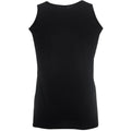 Black - Back - Fruit Of The Loom Mens Athletic Sleeveless Vest - Tank Top