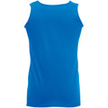Royal - Back - Fruit Of The Loom Mens Athletic Sleeveless Vest - Tank Top