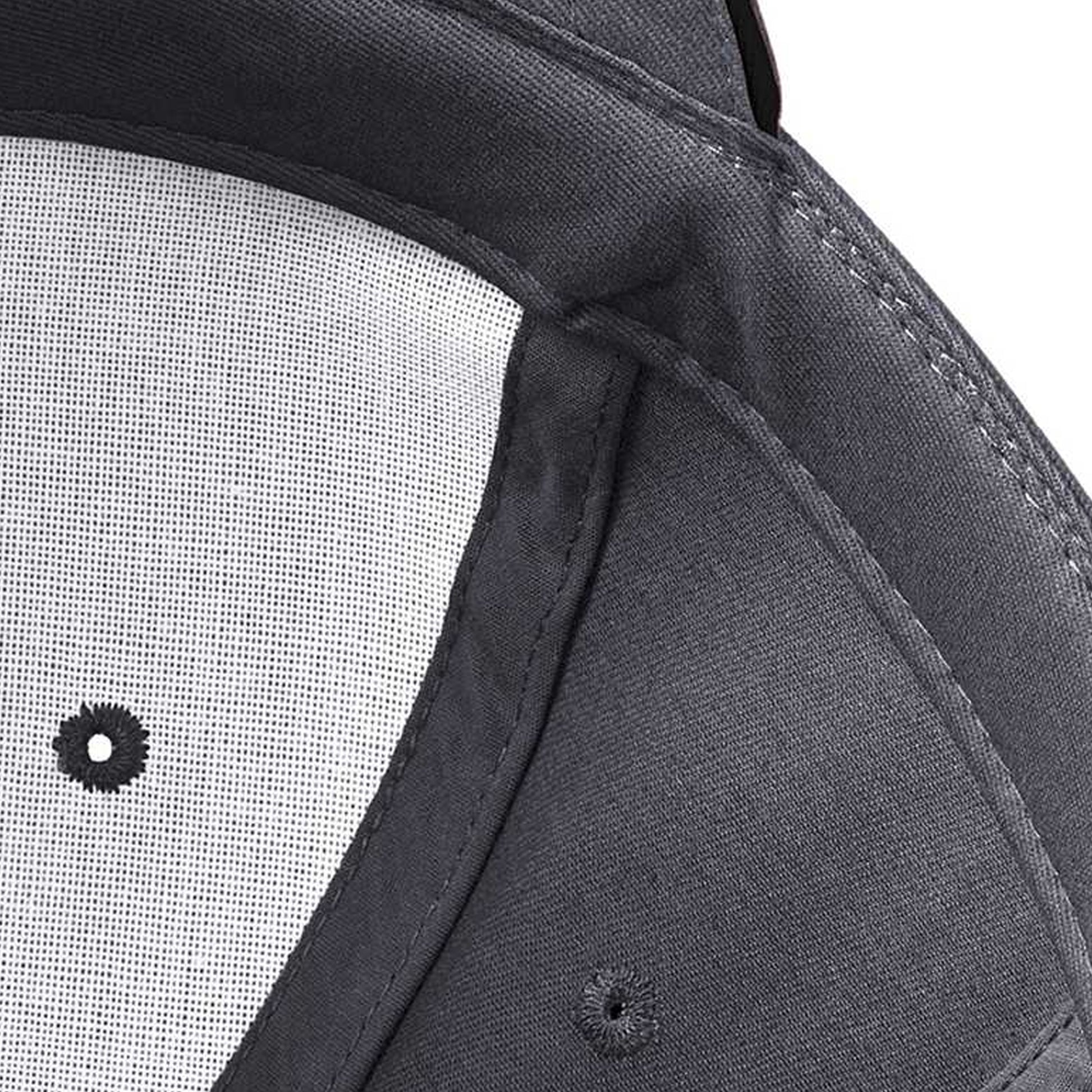 Graphite Grey-Black - Lifestyle - Beechfield Adults Unisex Athleisure Cotton Baseball Cap