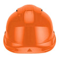 Orange - Side - Delta Plus Quartz Rotor Ventilated Safety Work Helmet