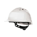 White - Front - Delta Plus Quartz Rotor Ventilated Safety Work Helmet
