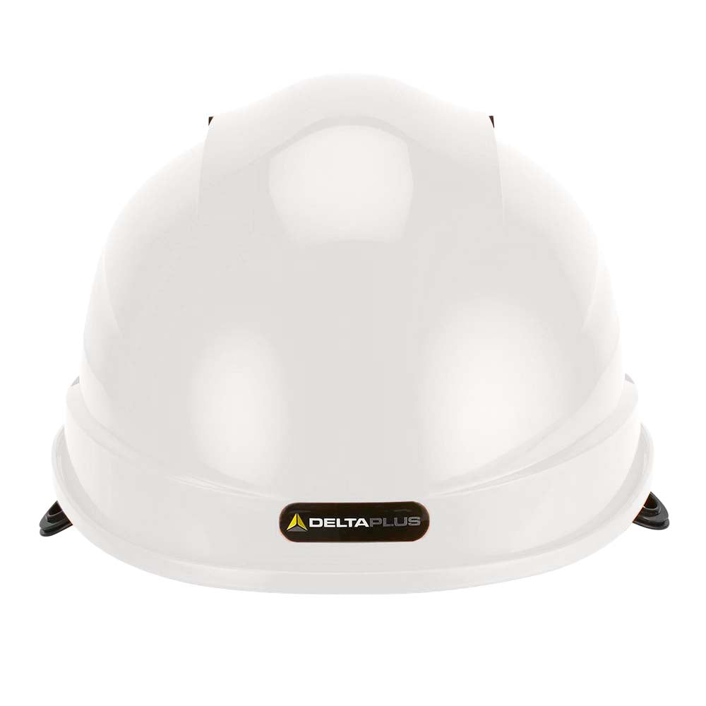 White - Back - Delta Plus Quartz Rotor Ventilated Safety Work Helmet