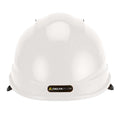 White - Back - Delta Plus Quartz Rotor Ventilated Safety Work Helmet