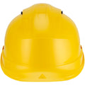 Yellow - Side - Delta Plus Quartz Rotor Ventilated Safety Work Helmet