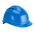 Blue - Lifestyle - Delta Plus Quartz Rotor Ventilated Safety Work Helmet