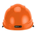 Orange - Back - Delta Plus Quartz Rotor Ventilated Safety Work Helmet