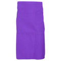 Purple - Front - Dennys Adults Unisex Catering Waist Apron With Pocket