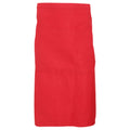 Red - Front - Dennys Adults Unisex Catering Waist Apron With Pocket